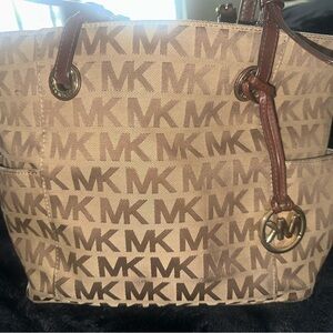 Michael Kors Tan Logo Tote Bag